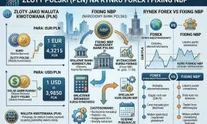 Złoty (PLN) na rynku Forex i Fixing NBP. Dowiedz się, w jaką walutę inwestować, porównując globalny rynek Forex z lokalnym Fixingiem NBP.