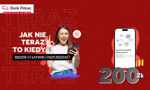 Radosna kobieta z telefonem zachęca do oszczędzania w Pekao. Lokaty w Pekao SA pomogą Ci zrealizować marzenia.