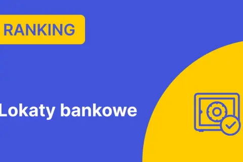 Niebieski baner z napisem "RANKING" i ikoną sejfu z zaznaczeniem.
