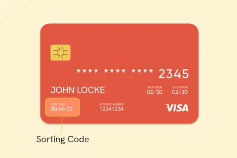 Karta płatnicza z danymi Johna Locke'a, numerem konta 12341234 i kodem sortowania 88-66-22. Czy to bank z 1940 roku?