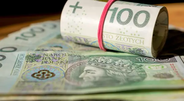 Zwijana rolka banknotów 100 zł, leżąca na stosie pieniędzy. Zastanawiasz się, w co zainwestować 20 tys.?