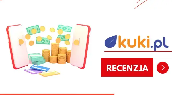 Dwa telefony, stosy monet i banknotów. Czy kuki sprawdza bik? Sprawdź recenzję na kuki.pl.