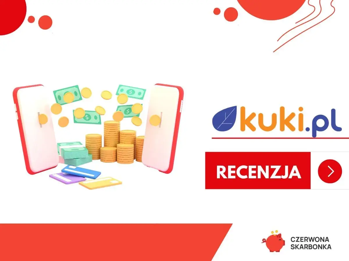 Dwa telefony, stosy monet i banknotów. Czy kuki sprawdza bik? Sprawdź recenzję na kuki.pl.