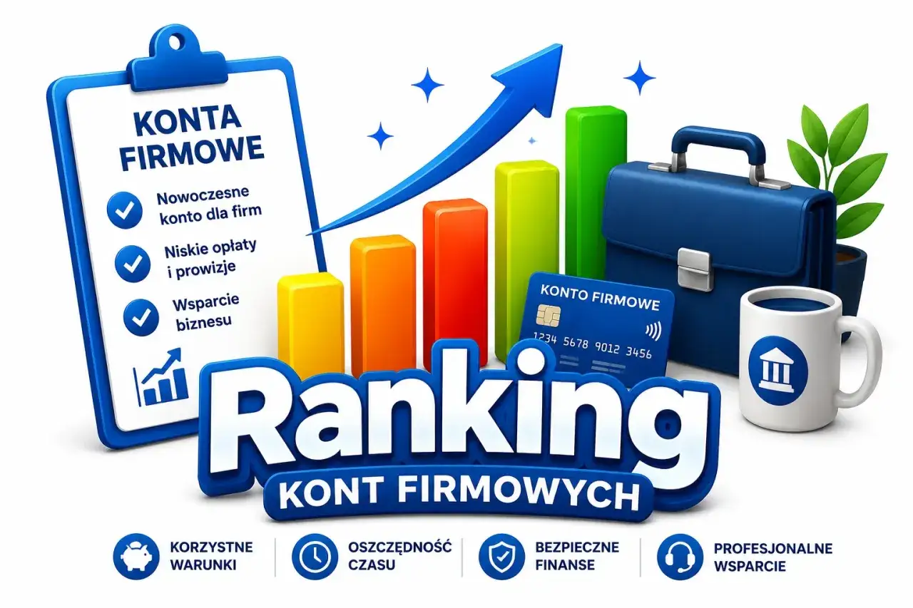 Ranking kont firmowych: nowoczesne, tanie, z dobrym wsparciem. Sprawdź, gdzie założyć konto firmowe.