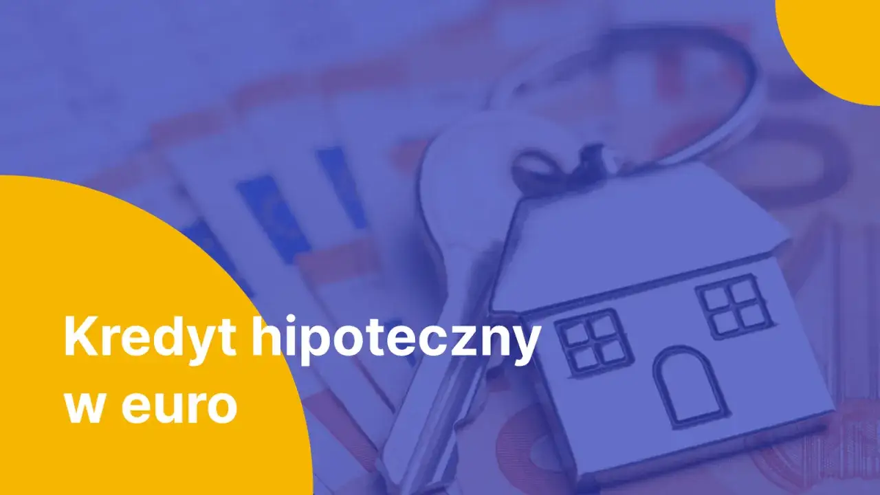 Klucze do domu na banknotach euro. Marzysz o własnym M? Sprawdź ofertę kredyt hipoteczny w euro.