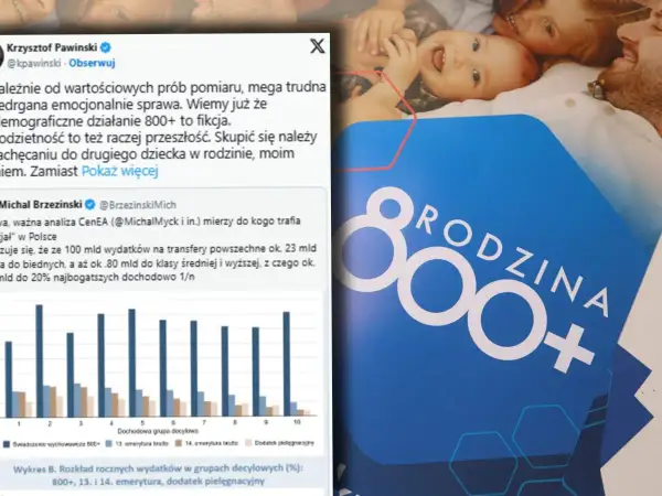 Dyskusja o 500 plus i jego wpływie na demografię. Analiza wydatków pokazuje, że pieniądze trafiają do zamożniejszych, a nie do rodzin z dziećmi.